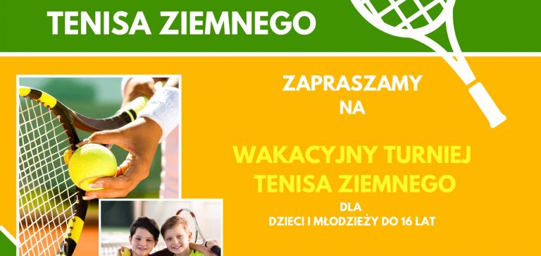 Dzieci i młodzież powalczą w turnieju tenisa ziemnego