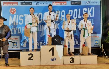 Oliwa Sobiech z MKKK wicemistrzynią Polski w Karate Kyokushin