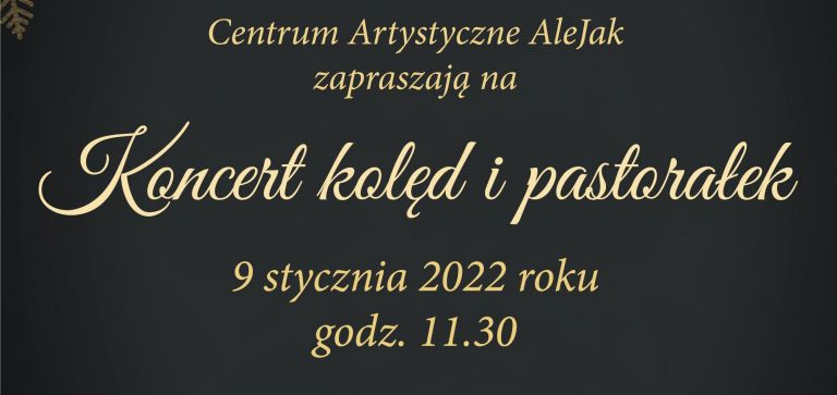 Koncert kolęd i pastorałek