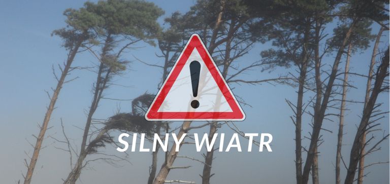 Ostrzeżenie: silny wiatr