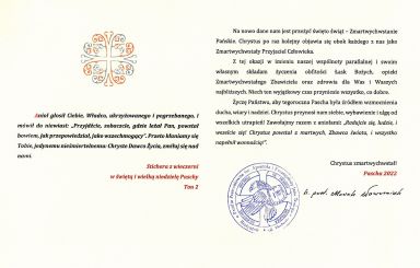 Życzenia Paschalne