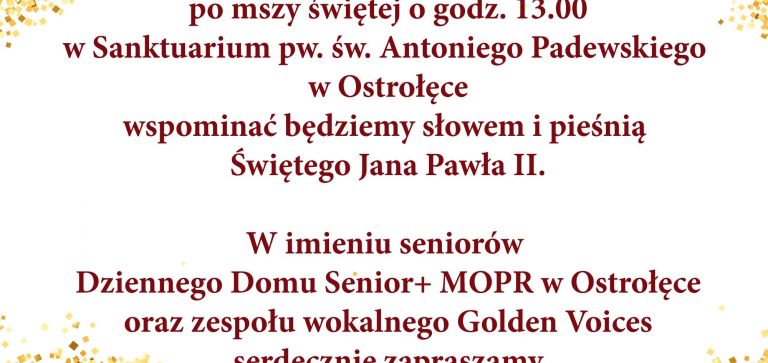 Występ poświęcony Janowi Pawłowi II