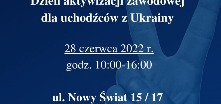 Dzień aktywizacji zawodowej dla uchodźców z Ukrainy