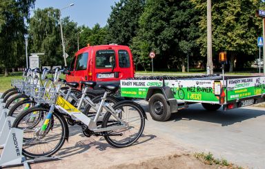 Podsumowanie systemu rowerów miejskich ostro.bike w sierpniu