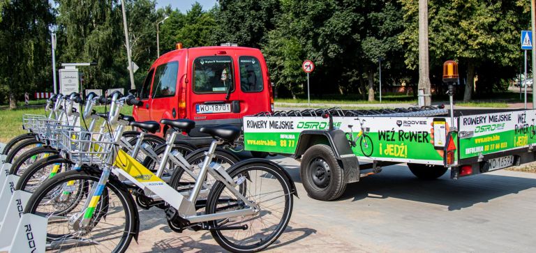 Podsumowanie systemu rowerów miejskich ostro.bike w sierpniu