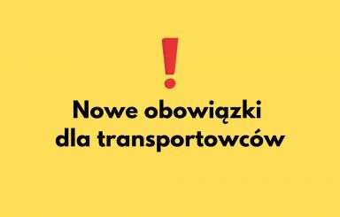 Nowe obowiązki dla transportowców