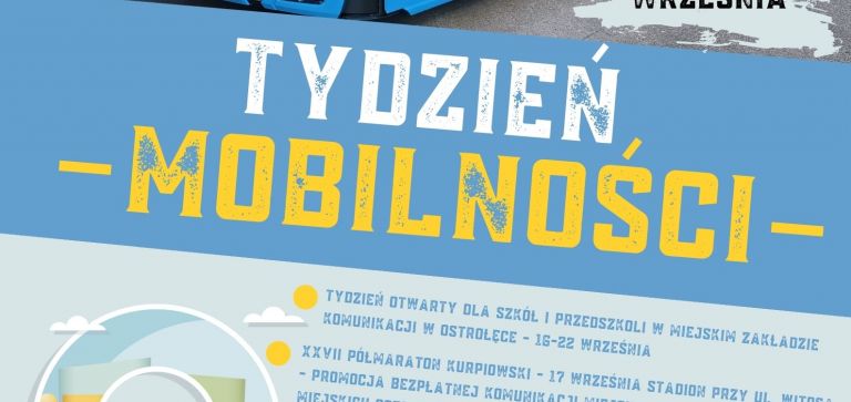 Tydzień mobilności w Ostrołęce. Program wydarzeń
