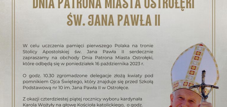 Obchody Dnia Patrona Miasta Ostrołęki