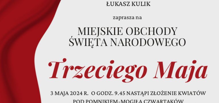 Obchody Święta Narodowego Trzeciego Maja